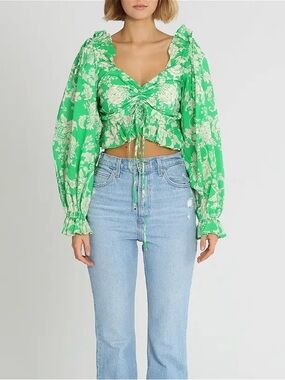 Alice McCall Mary Anne Crop Top